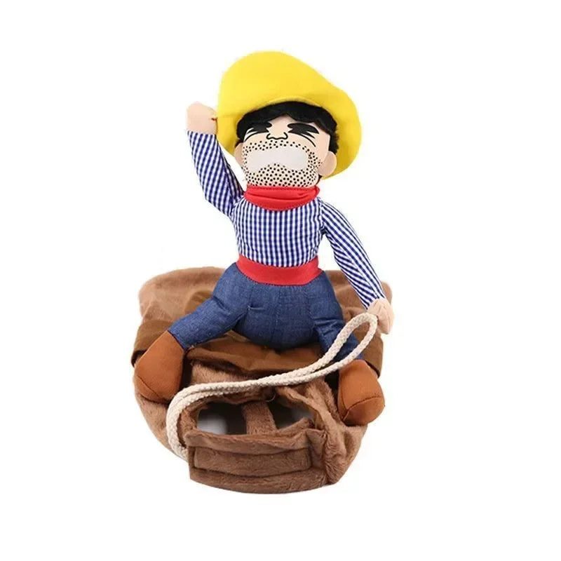 Riding Cowboy Dog Costume