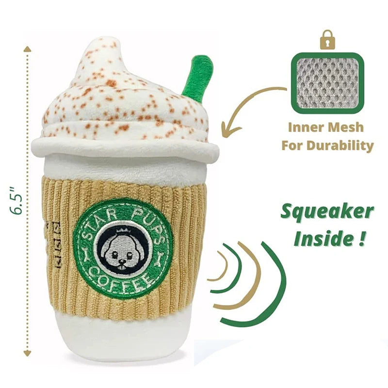 Coffee Pup Cup - Dog Toy