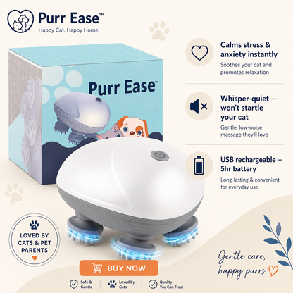 Purr Ease™ - Original Pet Massager