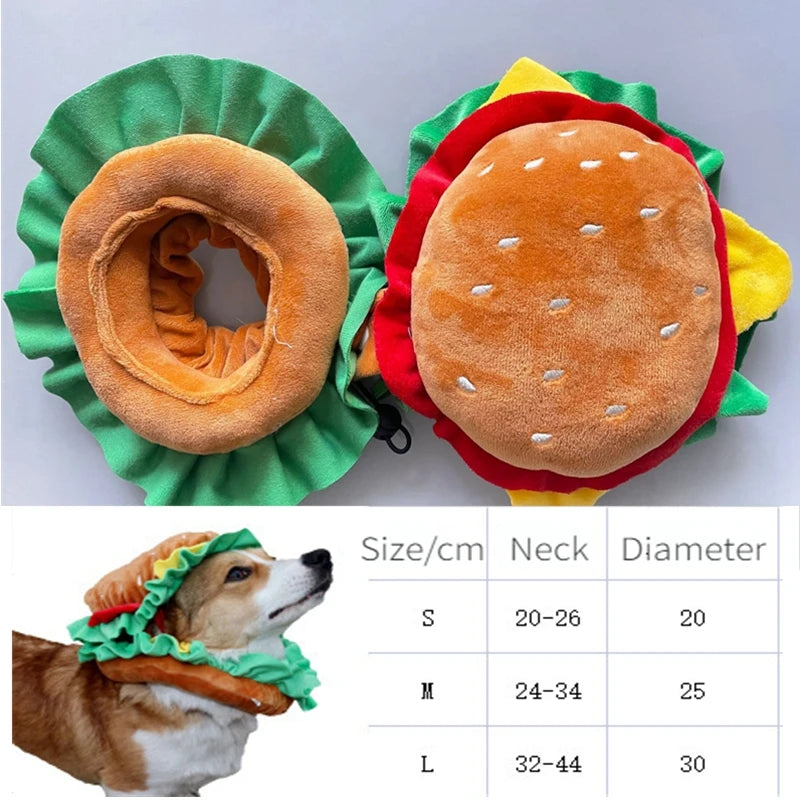 Burger Hat - Dog & Cat Costume