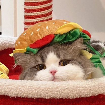 Burger Hat - Dog & Cat Costume