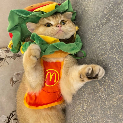 Burger Hat - Dog & Cat Costume