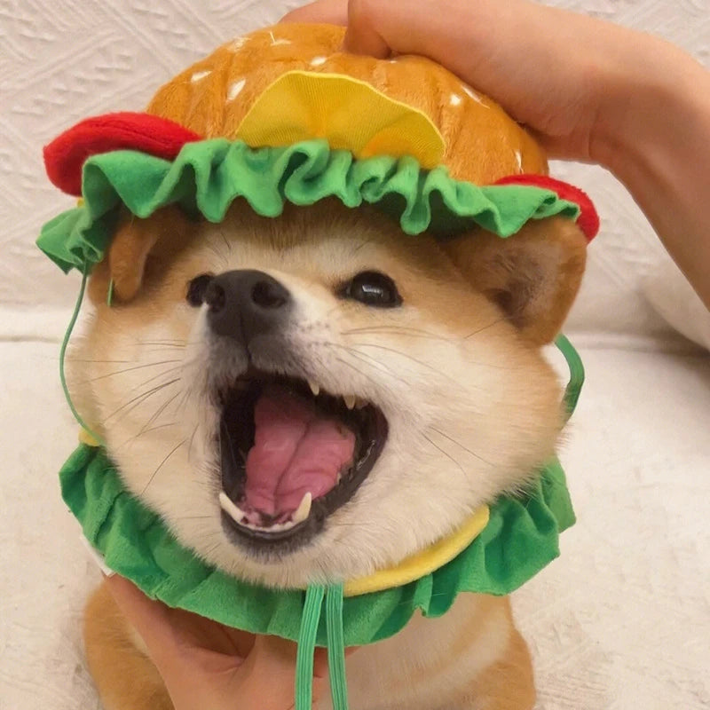 Burger Hat - Dog & Cat Costume