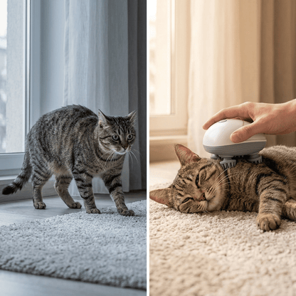 Purr Ease™ Calming Cat Massager