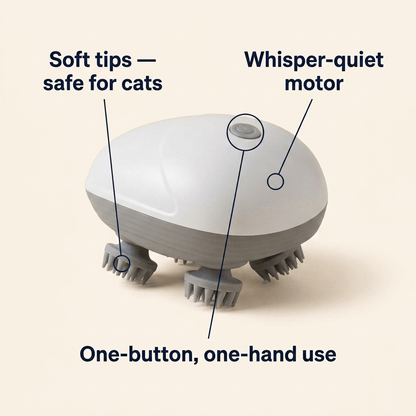 Purr Ease™ Calming Cat Massager