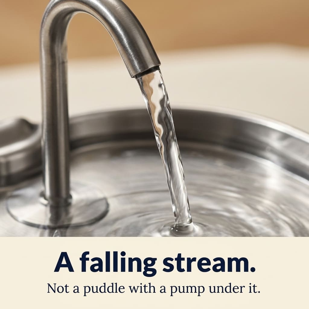 KittySip™ Stainless Steel Cat Water Fountain