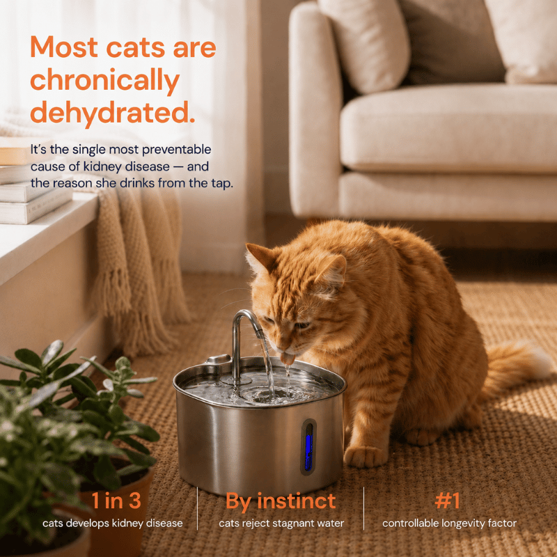 The KittySip™ - 2.2L Fountain